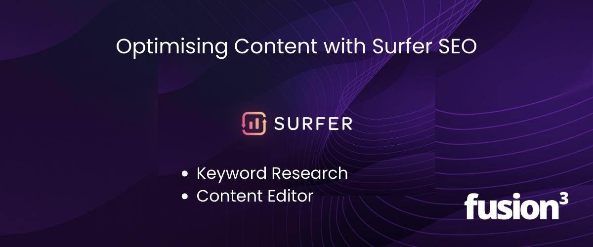Optimising Content with Surfer SEO