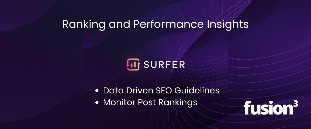 Surfer SEO Ranking and Performance Insights